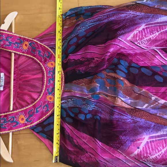 Flowy Pink Summery Dress - Picture 3 of 3